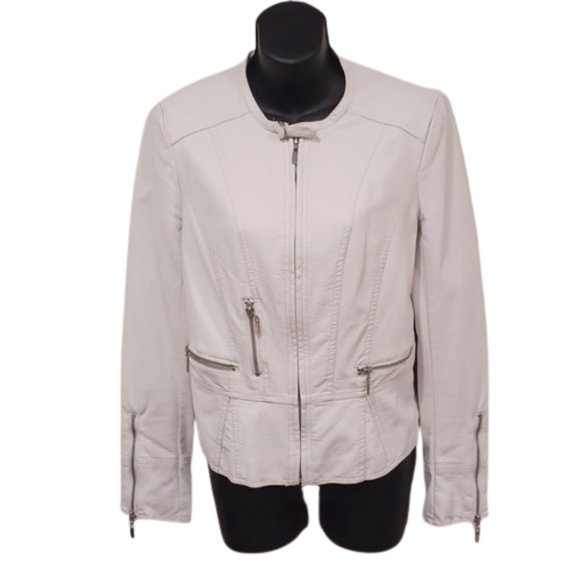 Le Chateau Faux Leather Biker Jacket- Sz. XS - Picture 1 of 12